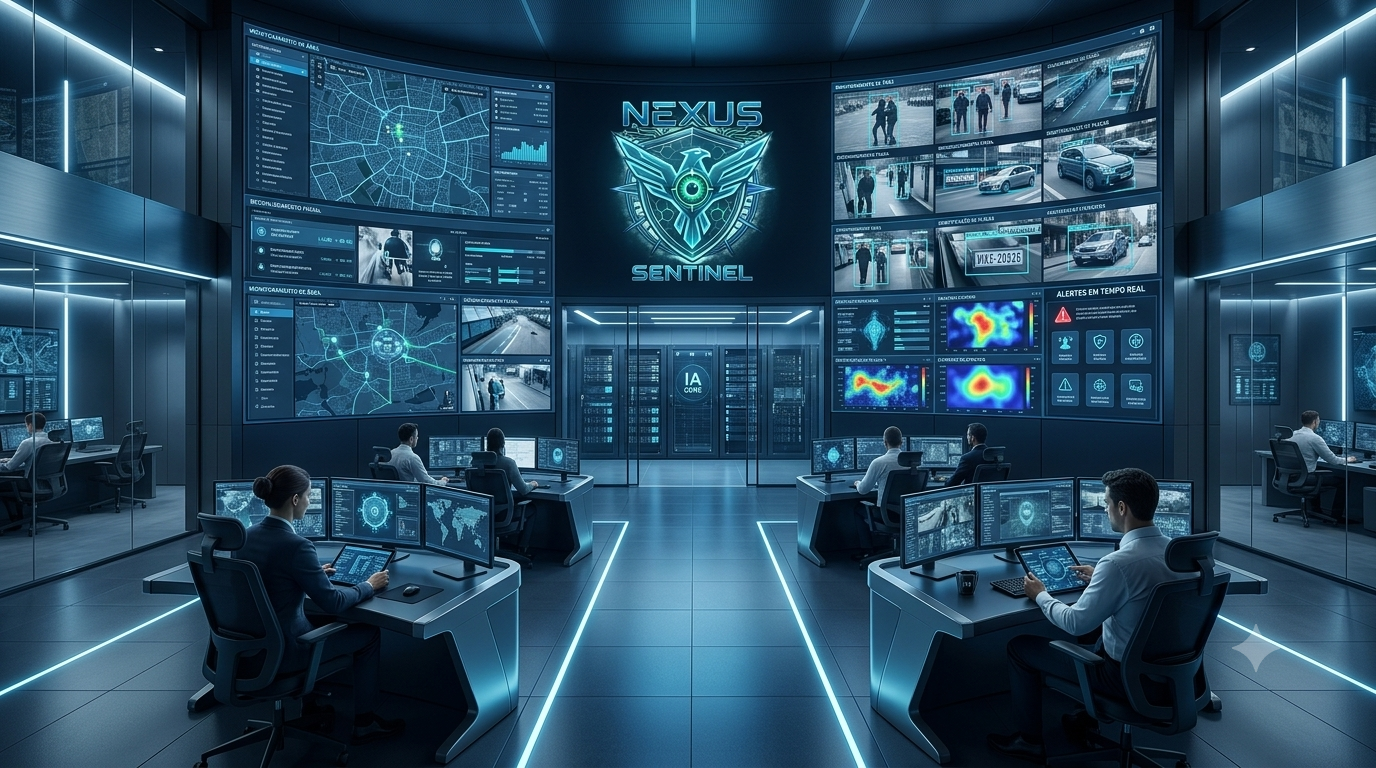 Central de monitoramento inteligente Nexus Sentinel